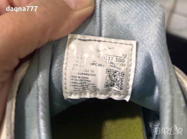 Маратонки Nike W Air Huarache SE Sail/ Arctic Orange-Worn Blue-Vivid Green, снимка 4 - Маратонки - 50567854