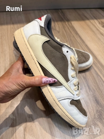 Оригинални кожени кецове Jordan 1 Low ! 47,5 н, 55 лв, снимка 2 - Маратонки - 51869197