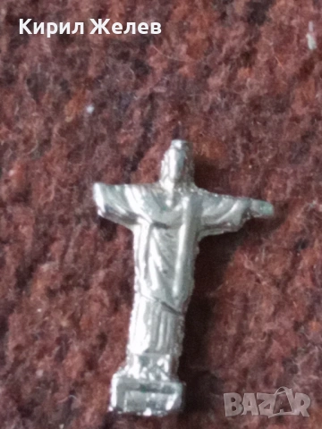 Старо метално крсче 26852, снимка 3 - Антикварни и старинни предмети - 53490748