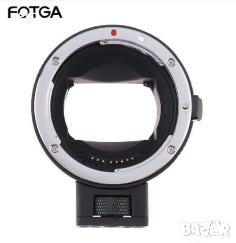 Автофокусен адаптер FOTGA Ring EF-NEX Canon Lens to Sony E mount + Гаранция, снимка 2 - Обективи и филтри - 46513221