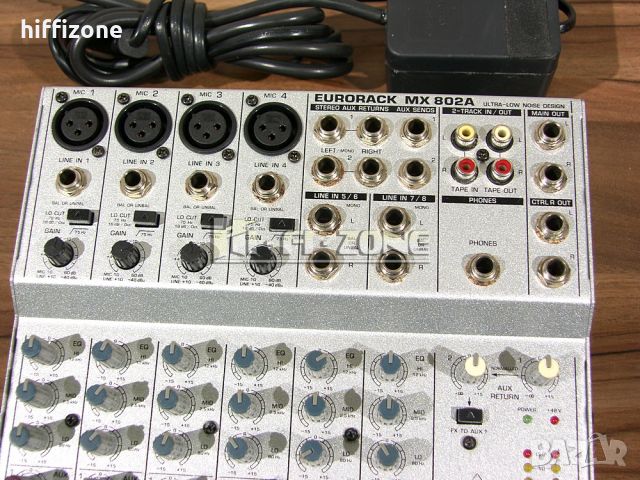  Пулт Behringer mx-802a , снимка 5 - Ресийвъри, усилватели, смесителни пултове - 46607948