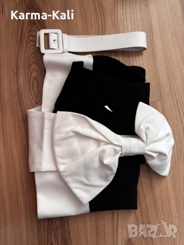 Нова рокля с панделка , снимка 5 - Рокли - 52156741