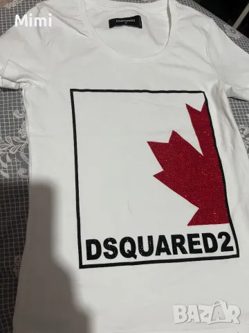 DSQUARED2 Дамска Тениска S/M, снимка 1 - Тениски - 49329188