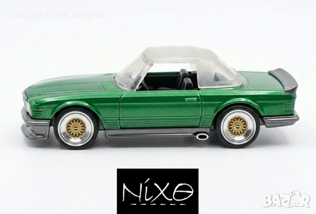 РЯДЪК: БЪЛГАРСКИ Dinky Toys 1978 Mercedes 350 SL (Разград) – Уникално запазена боя!, снимка 2 - Колекции - 53925760