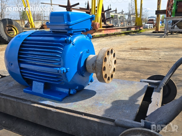 Асинхронен Ел. Двигател / Електромотор - 22квт / 1480 / 985 об.мин, снимка 3 - Електродвигатели - 52035775