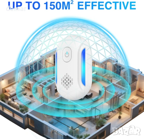 Ултразвуков репелент за вредители, 4 броя репелент за мишки за вътрешна употреба, снимка 7 - Други стоки за дома - 54064761