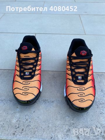 Чисто нови Air Max Plus x F.C. Barcelona x Patta, снимка 2 - Маратонки - 45604185