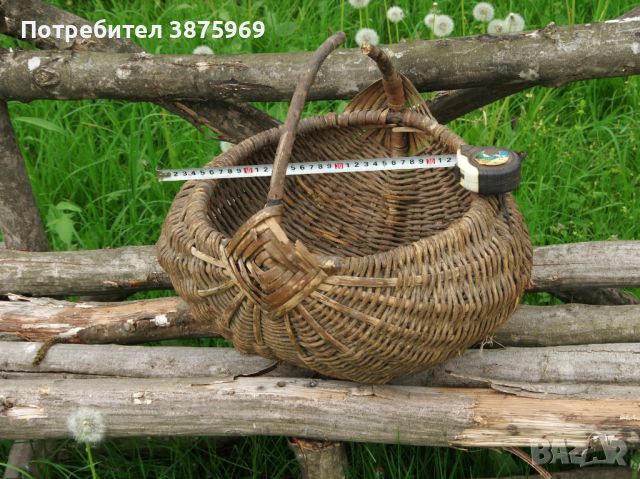 стари плетени кошници, снимка 5 - Антикварни и старинни предмети - 45809190