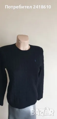 POLO Ralph Lauren Cable Wool / Cashmere  Womens Size M  ОРИГИНАЛ! Дамски Пуловер!, снимка 2 - Блузи с дълъг ръкав и пуловери - 48253265