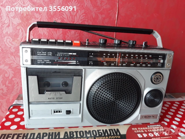    CROWN CRC-730F, снимка 2 - Радиокасетофони, транзистори - 53920066