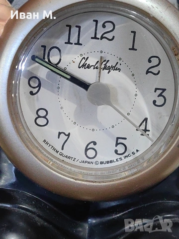 страхотен будилник на Чарли Чаплин , снимка 10 - Антикварни и старинни предмети - 53437404