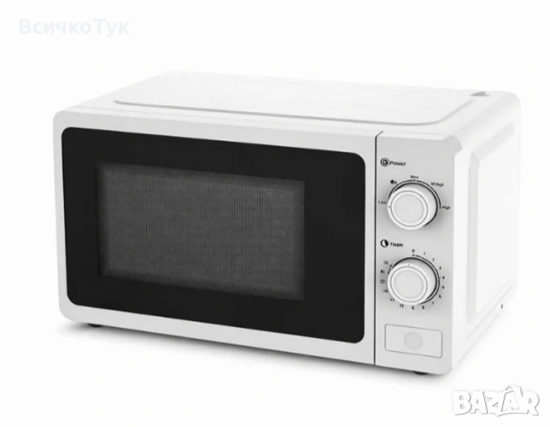 ✨Микровълнова фурна Voltz OV51443B, 700W, 20л., 5 степени на мощност, Таймер до 35мин.