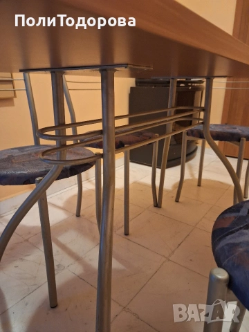 Маса с 6бр. столове, снимка 2 - Маси - 54190973