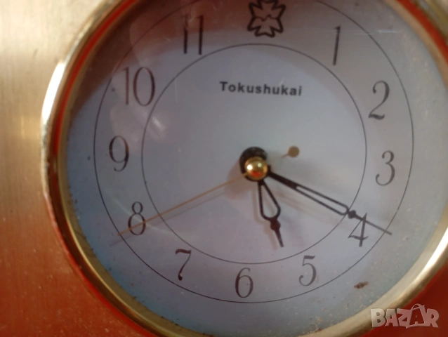 Винтидж настолен часовник, снимка 2 - Други ценни предмети - 53968931
