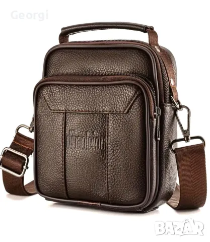 Компактни, Малки-Чантички с дръжка DEABOLAR (Черни и Кафяви) Естествена кожа!, снимка 13 - Чанти - 49292346