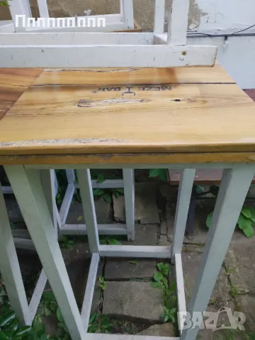 Високи дървени маси , снимка 2 - Други стоки за дома - 50111874