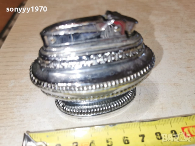 МЕТАЛНА МАСИВНА ЗАПАЛКА ОТ ГЕРМАНИЯ 1502261808LCHERY1, снимка 10 - Антикварни и старинни предмети - 53486826