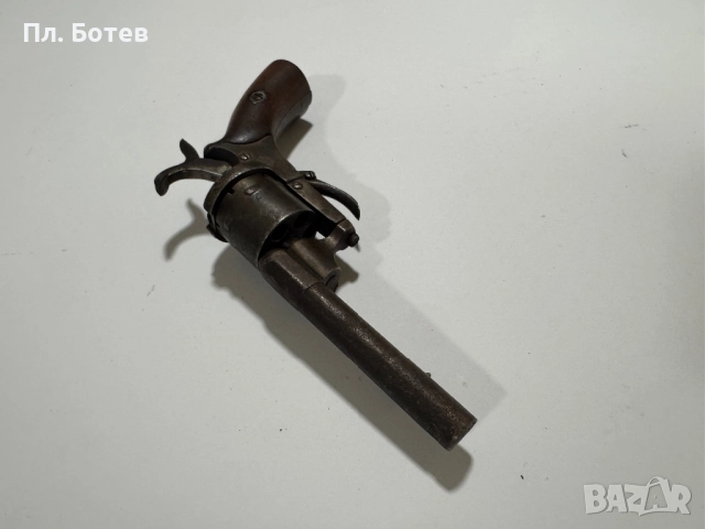 Стар щифтов револвер, пистолет, снимка 6 - Антикварни и старинни предмети - 52816526