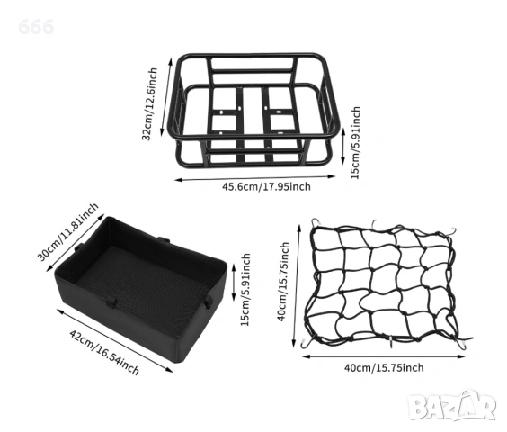 Задна кошница за велосипед, снимка 2 - Други стоки за дома - 53588136