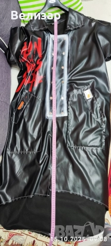 дамско яке/ манто от кожа, снимка 6 - Якета - 52980285