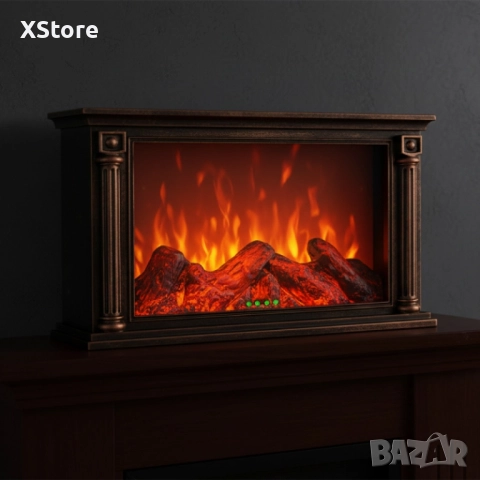 LED камина с ефект на тлеещи въглени – безопасна и стилна атмосфера у дома, снимка 5 - Лед осветление - 51924257