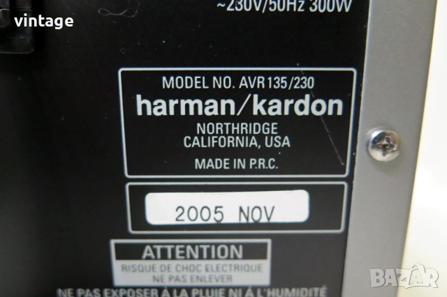 Harman Kardon AVR 135, снимка 8 - Ресийвъри, усилватели, смесителни пултове - 53828432
