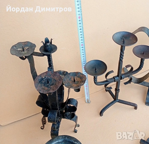 стари свещници, снимка 3 - Антикварни и старинни предмети - 53517876