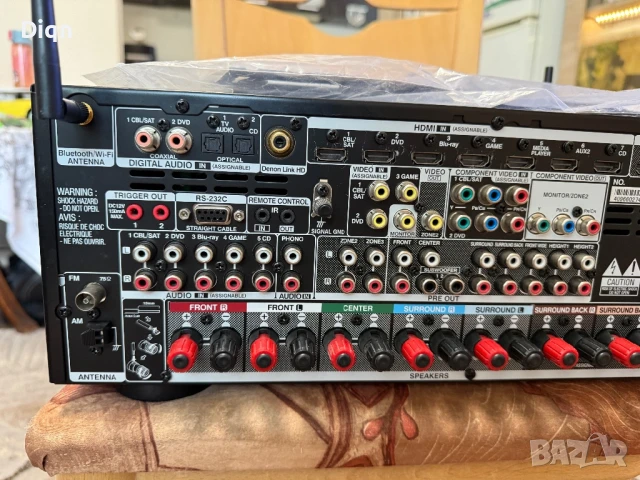 Denon AVR- 4100h, снимка 12 - Ресийвъри, усилватели, смесителни пултове - 51397659