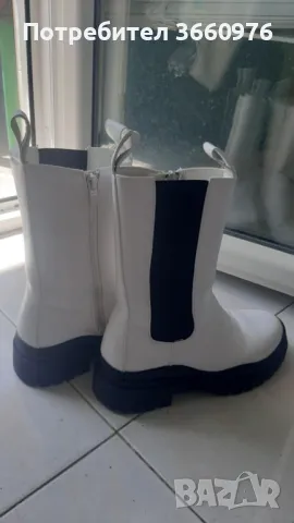 Дамски боти от еко кожа, снимка 4 - Дамски боти - 50326552