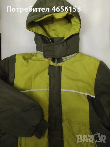 ДЕТСКО ЗИМНО ЯКЕ С КАЧУЛКА - Размер 140, снимка 2 - Детски якета и елеци - 52843860