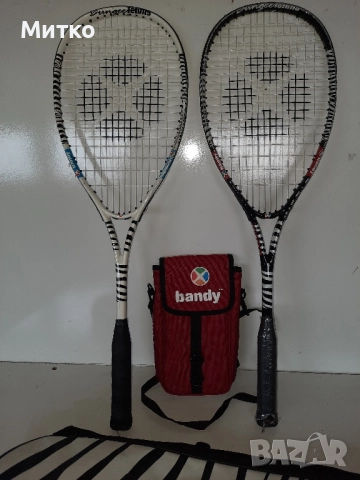 2 броя тенис ракети за Бънджи тенис с калъф и чантичка, снимка 2 - Тенис - 51682082