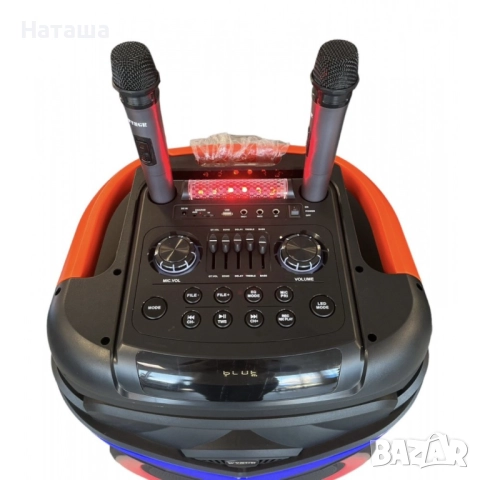 Караоке тонколона 18 инча с микрофон и дистанципонно WGY-1801, снимка 4 - Bluetooth тонколони - 52861196