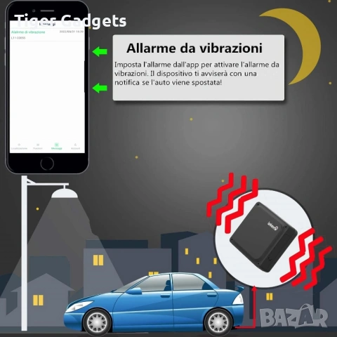 L11 GPS тракер за кола магнитен 6000mAh проследяване през приложение, снимка 3 - Аксесоари и консумативи - 54136777