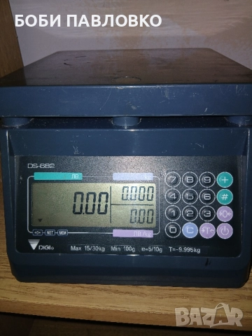 Сертифицерана ел.везна Диги дс-682 до 30кг, снимка 5 - Везни - 51965291