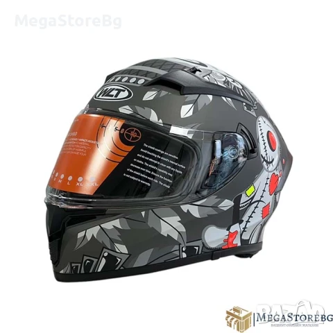 Каска за мотор 108 - размер M - Matt Grey 4, снимка 3 - Аксесоари и консумативи - 50576701