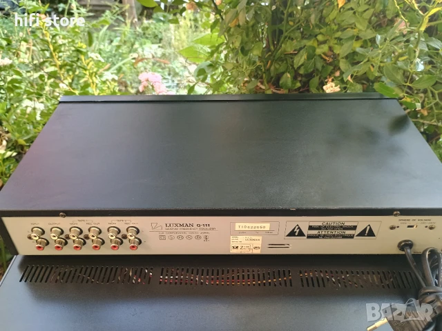 Luxman G-111 Graphic equalizer spectrum analyzer , снимка 7 - Еквалайзери - 51011549