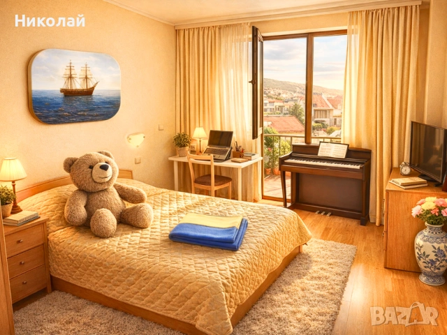 Без Комисионна | 65 кв.м | 66 000 € Свети Влас • Двустаен - Сътрудничим с Агенции и Посредници, снимка 6 - Апартаменти - 51861212