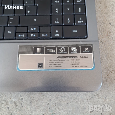 Лаптоп Acer Aspire 5732Z, снимка 3 - Лаптопи за дома - 50655426
