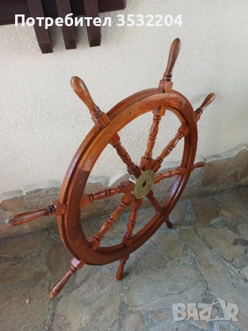 Голям дървен рул, снимка 6 - Антикварни и старинни предмети - 51271591