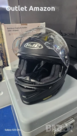 мото каска HJC RPHA 71 Solid Matte Black, снимка 4 - Аксесоари и консумативи - 50693286