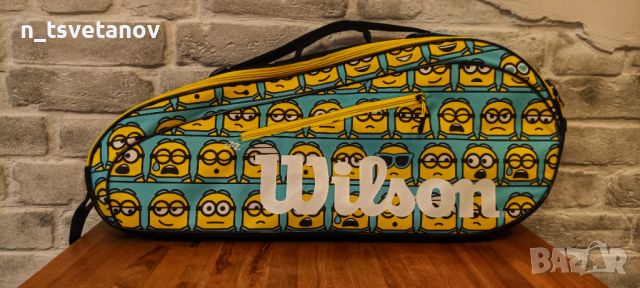 Детски тенис сак Wilson Minions, снимка 2 - Тенис - 46189740