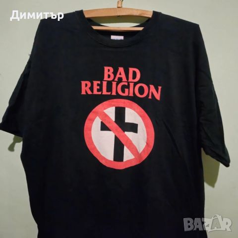 Оригинална тениска на bad religion band tee music rock , снимка 1 - Тениски - 45920678