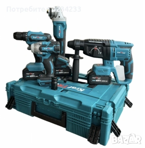 Комплект от акумулаторен ъглошлайф , снимка 3 - Ъглошлайфи - 53767418