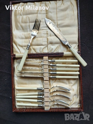 прибори за риба, снимка 2 - Прибори за хранене, готвене и сервиране - 53897214