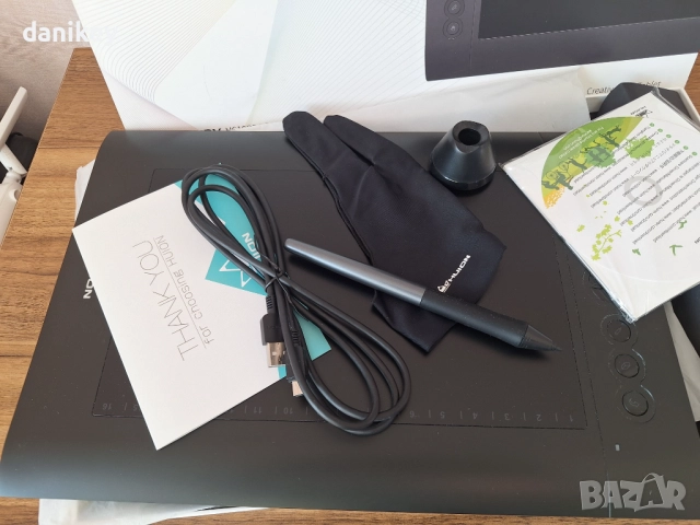 Графичен таблет Huion H610PRO V2 за графичен дизайн, рисуване и др., снимка 3 - Клавиатури и мишки - 52271236