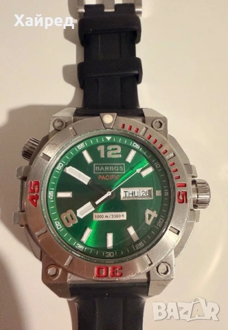 Мъжки Часовник BARBOS Pacific 1000M diver/дайвър