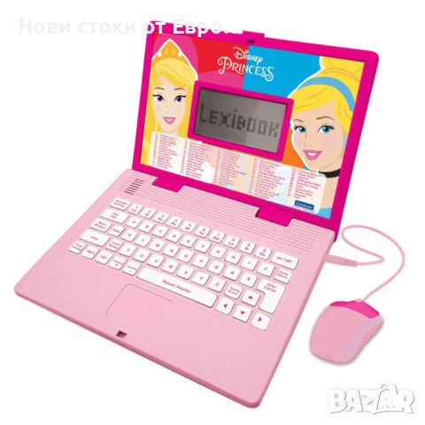 Lexibook Disney Princess Bilingual Educational Laptop English and French - образователен детски лапт, снимка 1 - Лаптопи за игри - 46308903