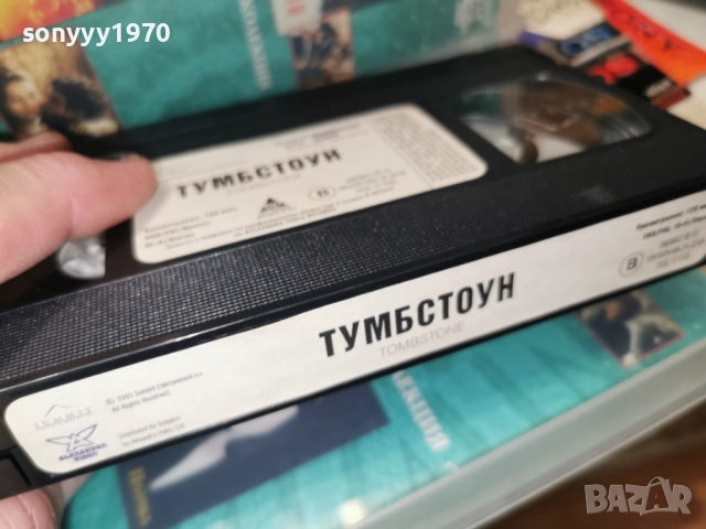 ТУМБСТОУН-ORIGINAL VHS 2412252219, снимка 4 - Други жанрове - 52893985