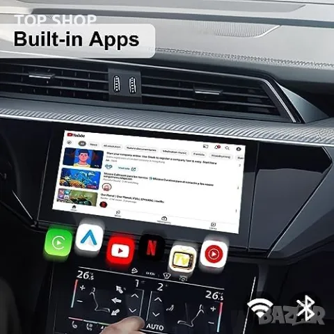 Нов CarPlay Адаптер с Android 11.0 и HDMI Изход Кола автомобил, снимка 4 - Аксесоари и консумативи - 49458007