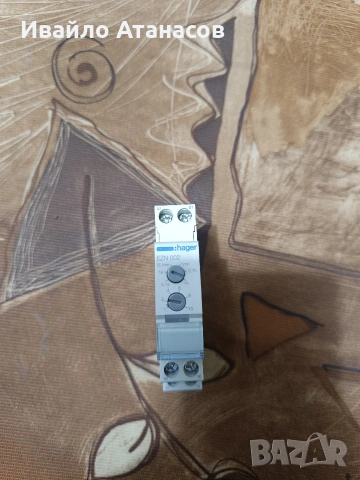 Електронно реле за време Hager EZN002 (Закъснение при изключване, 10A)